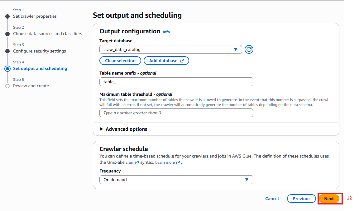 ViewOutputScheduling
