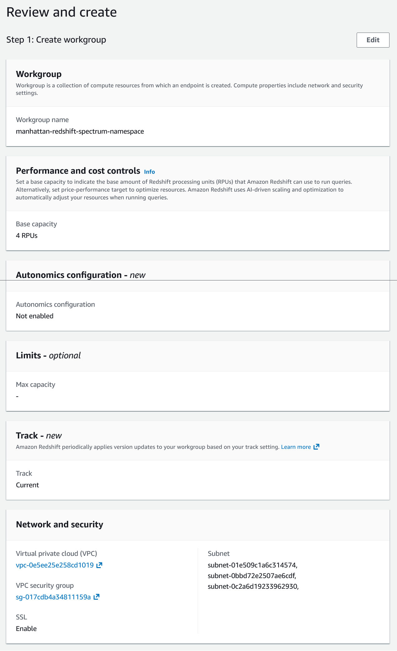 Review configuration overview
